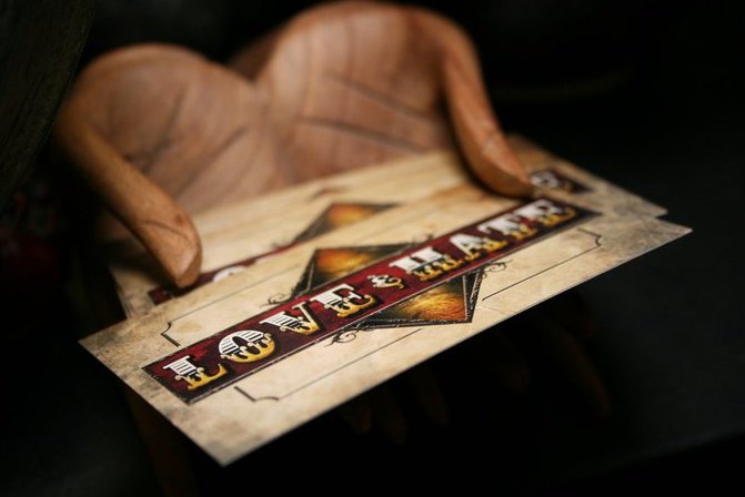 Love Hate Tattoo business cards